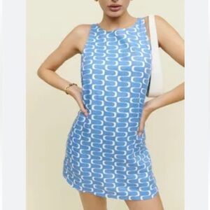 Reformation Jessi Linen Mini Dress